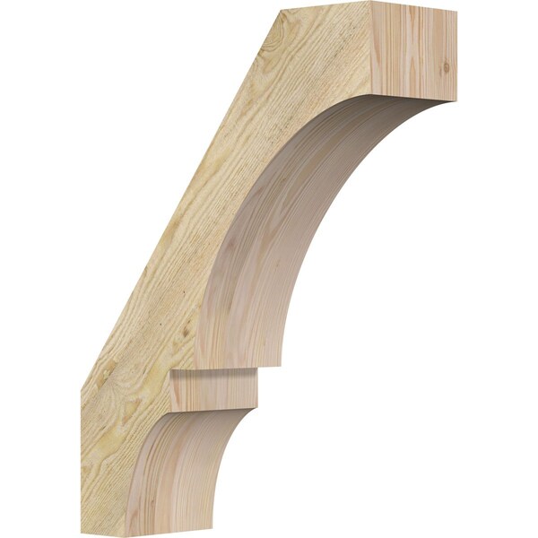Ekena Millwork 6"W x 18"D x 24"H Balboa Rough Sawn Knee Brace, Douglas Fir BRC06X18X24BOA00RDF - main